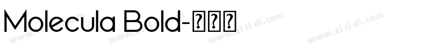 Molecula Bold字体转换
